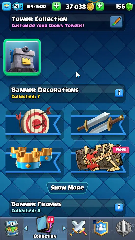 Clash Royale Accounts Lv 21|Trophy 3608|KTL 8|Card 63|1 Hero 2 EVO 2 Leg image 8