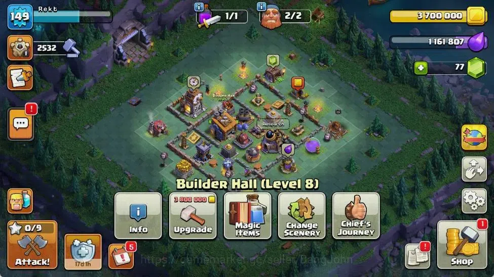 Clash of Clans Accounts Global | TH 15-BH 8 | LVL 149|AQ 54 ,MP 44 ,GW 30  image 14
