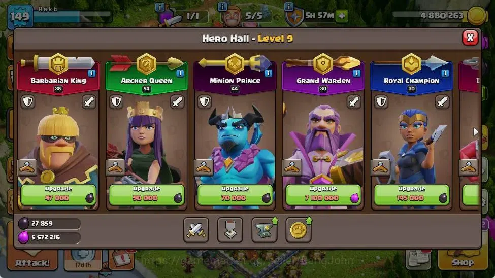 Clash of Clans Accounts Global | TH 15-BH 8 | LVL 149|AQ 54 ,MP 44 ,GW 30  image 6