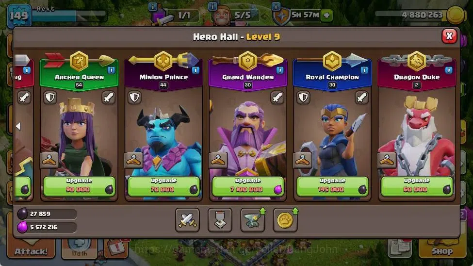 Clash of Clans Accounts Global | TH 15-BH 8 | LVL 149|AQ 54 ,MP 44 ,GW 30  image 7