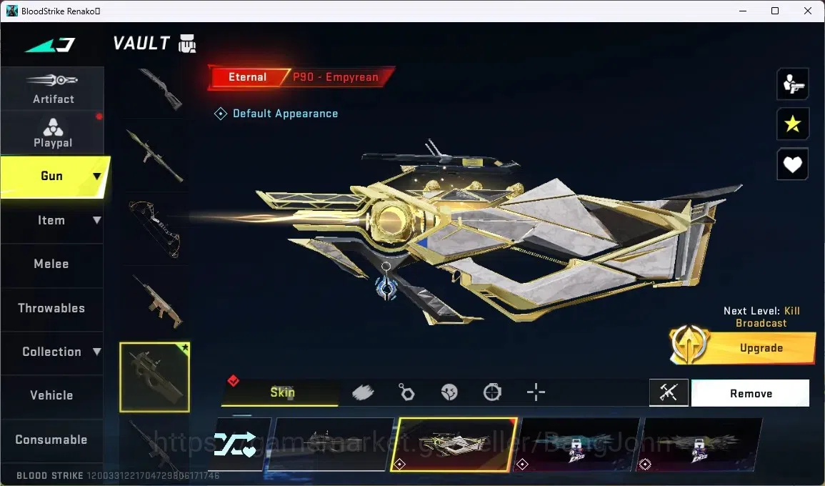 Blood Strike Accounts ASIA | 1 ETERNAL: P90 Empyrean |1 LIMITED: Origin- image 3