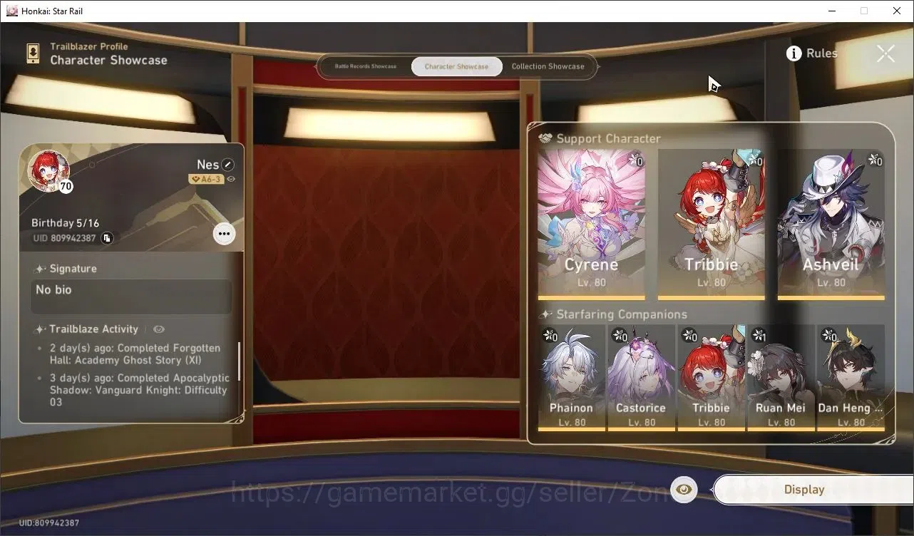 Honkai Star Rail Accounts Others ASIA|TL70|24Limited|Many*5 CHAR AND MANY SIGN|Black Swan, Sparkle, Jingliu 1