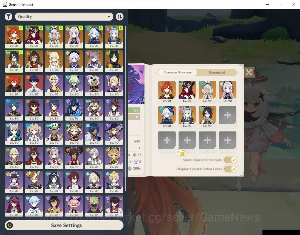 Genshin Impact Accounts Asia|AR 57|7 Limited + 6 (*5Weapon)|[Mavuika,Muala image 2