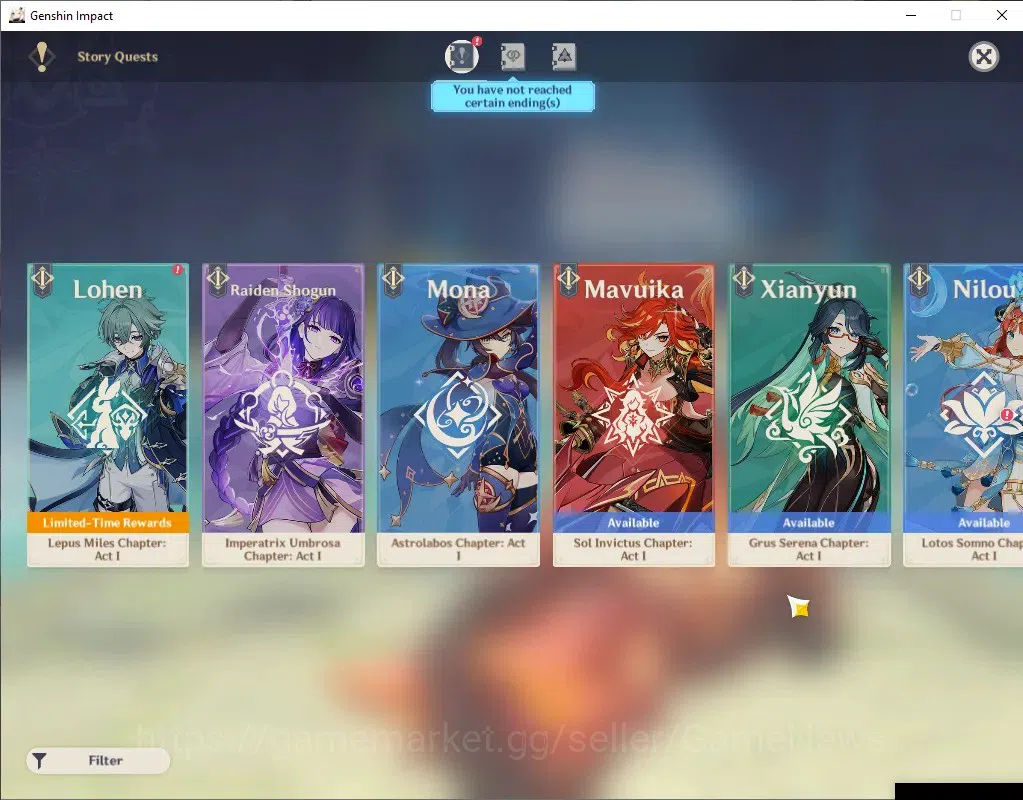 Genshin Impact Accounts Asia|AR 57|7 Limited + 6 (*5Weapon)|[Mavuika,Muala image 20