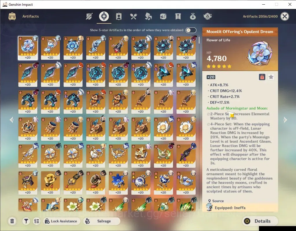 Genshin Impact Accounts Asia|AR 57|7 Limited + 6 (*5Weapon)|[Mavuika,Muala image 7