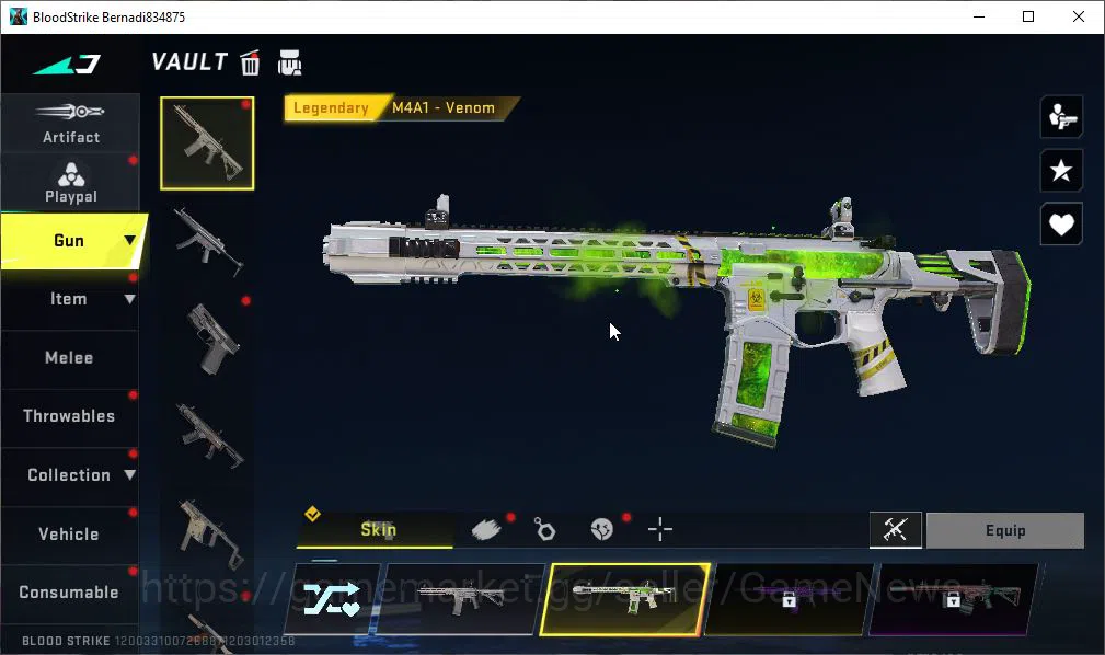 Blood Strike Accounts ASIA|Fresh Starter|ETERNAL COLLAB SCAR-Dominator, image 5