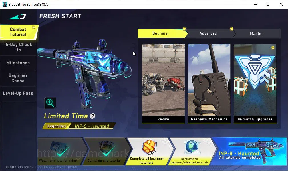 Blood Strike Accounts ASIA|Fresh Starter|ETERNAL COLLAB SCAR-Dominator, image 6