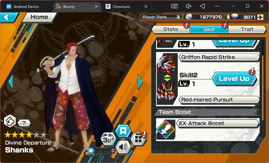 One Piece Bounty Rush Accounts Others GLOBAL|2 ex|RD 3071|5elder Nusjuro,Divene Shank,etc|check SS|OPBR139B 8