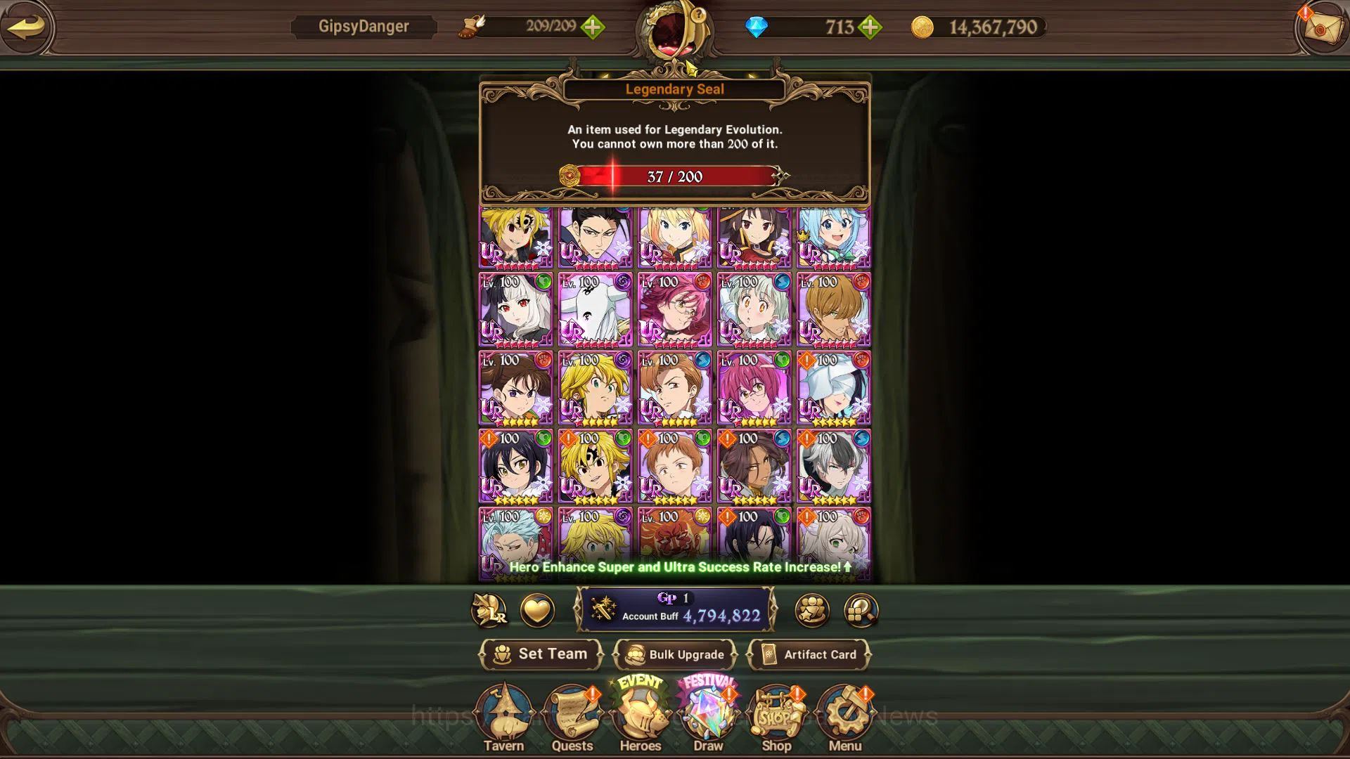 The Seven Deadly Sins: Grand Cross Accounts Asia|4,7M CC|713 Dm|1 LR+11 UR+Collab Blassing|Eli image 3
