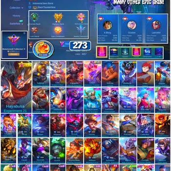 Mobile Legends: Bang Bang Collector #3428 273 Skins | Collector Natalia | Saint Seiya  image 1