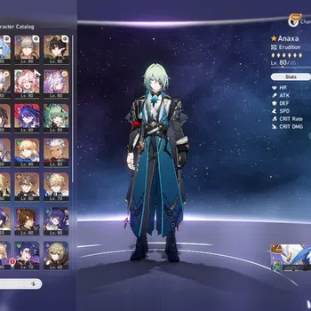 Honkai Star Rail Accounts Others ASIA|TL 70|17 Limited|(Archer,Castorice,Hyacine)+Sign,AnaxaE1,RMei