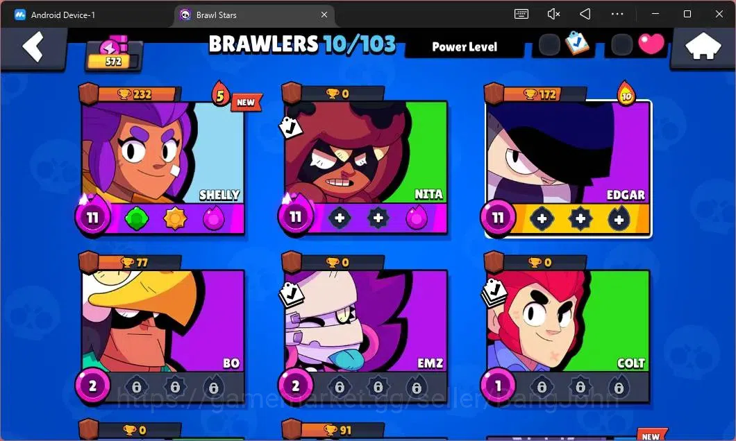 Brawl Stars Accounts Global | 572 Thropy|10 Brawler|2 Max Hypercharge(S image 5