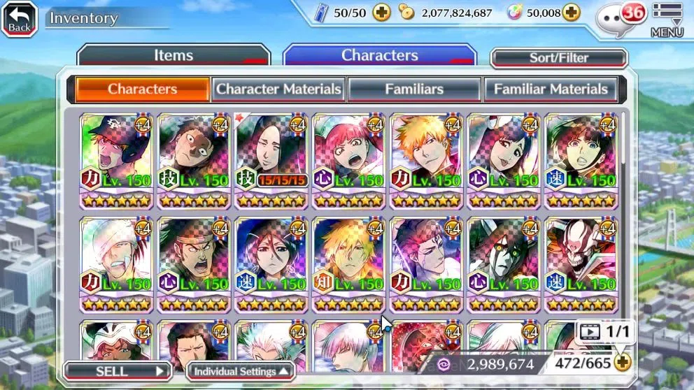 Bleach: Brave Souls Accounts High-End [GLOBAL]50K Orb|DreamT Ichigo,New Ichigo,TYBW26 Kenpachi,Yachiru,Riruka,10Th Aniv 10