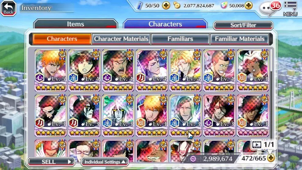 Bleach: Brave Souls Accounts High-End [GLOBAL]50K Orb|DreamT Ichigo,New Ichigo,TYBW26 Kenpachi,Yachiru,Riruka,10Th Aniv 12