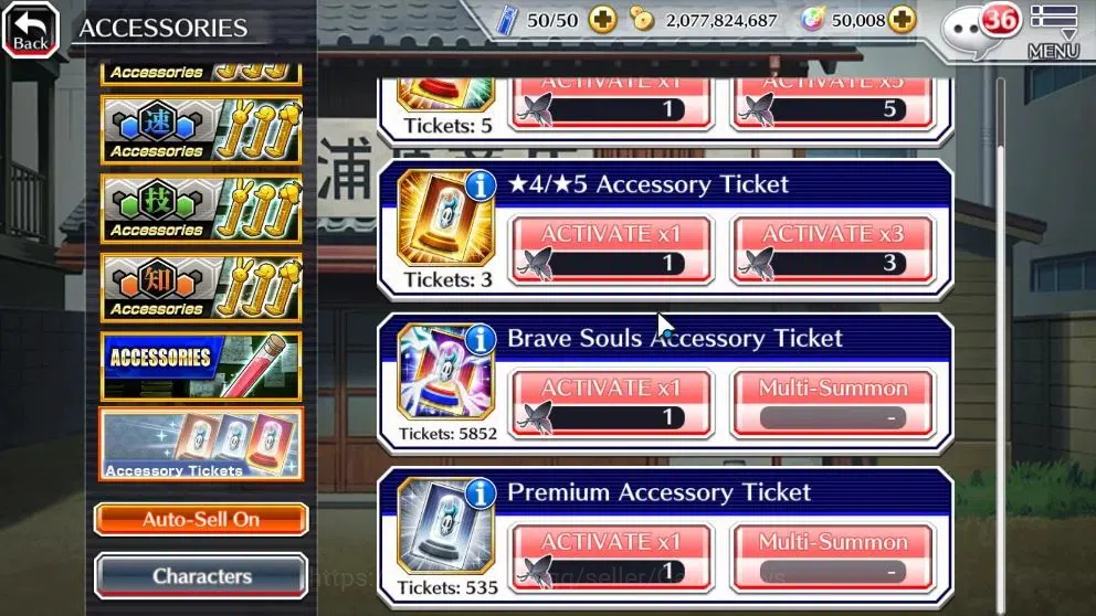 Bleach: Brave Souls Accounts High-End [GLOBAL]50K Orb|DreamT Ichigo,New Ichigo,TYBW26 Kenpachi,Yachiru,Riruka,10Th Aniv 20