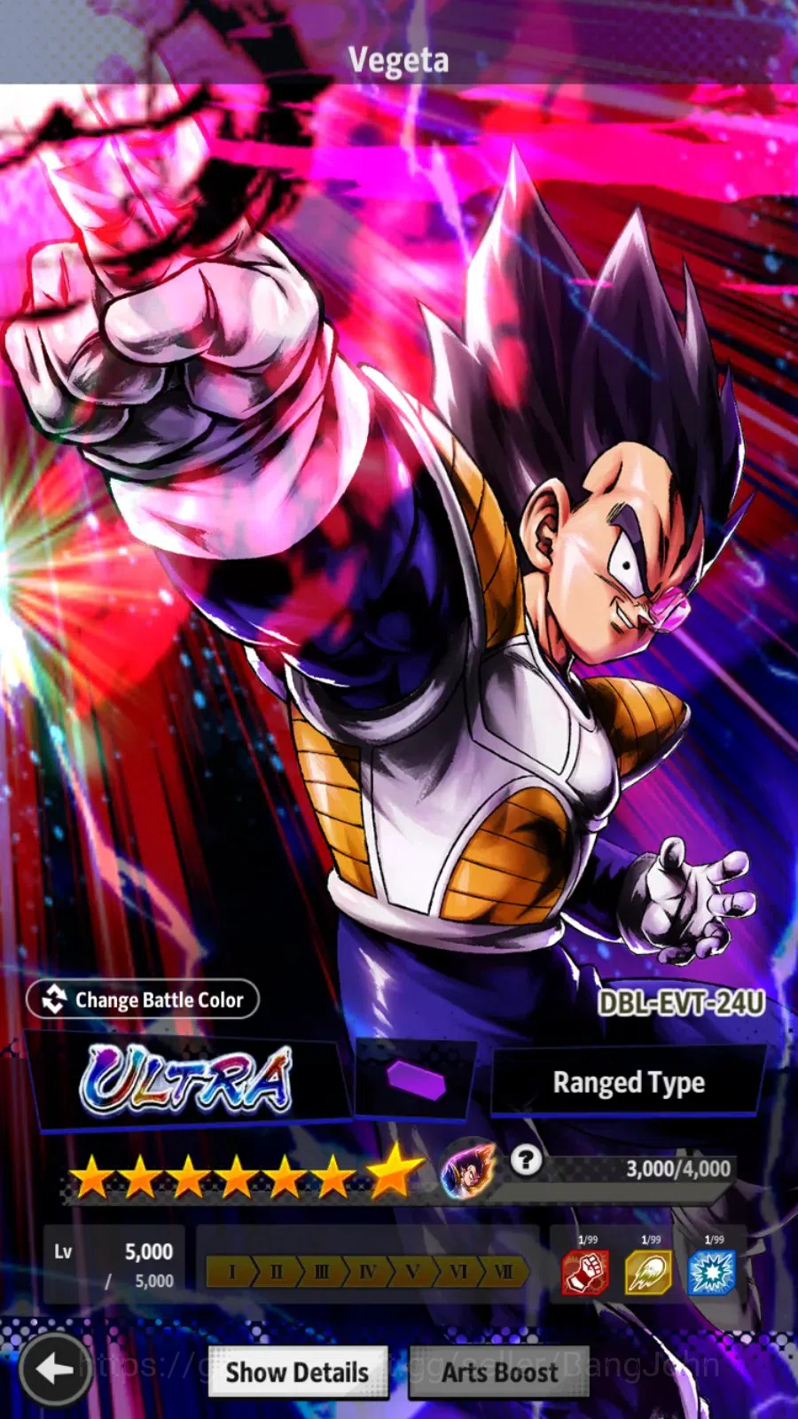 Dragon Ball Legends Accounts Android|Lv 151|308M Total Power|3 LR|5 UL|LR S Veg image 10