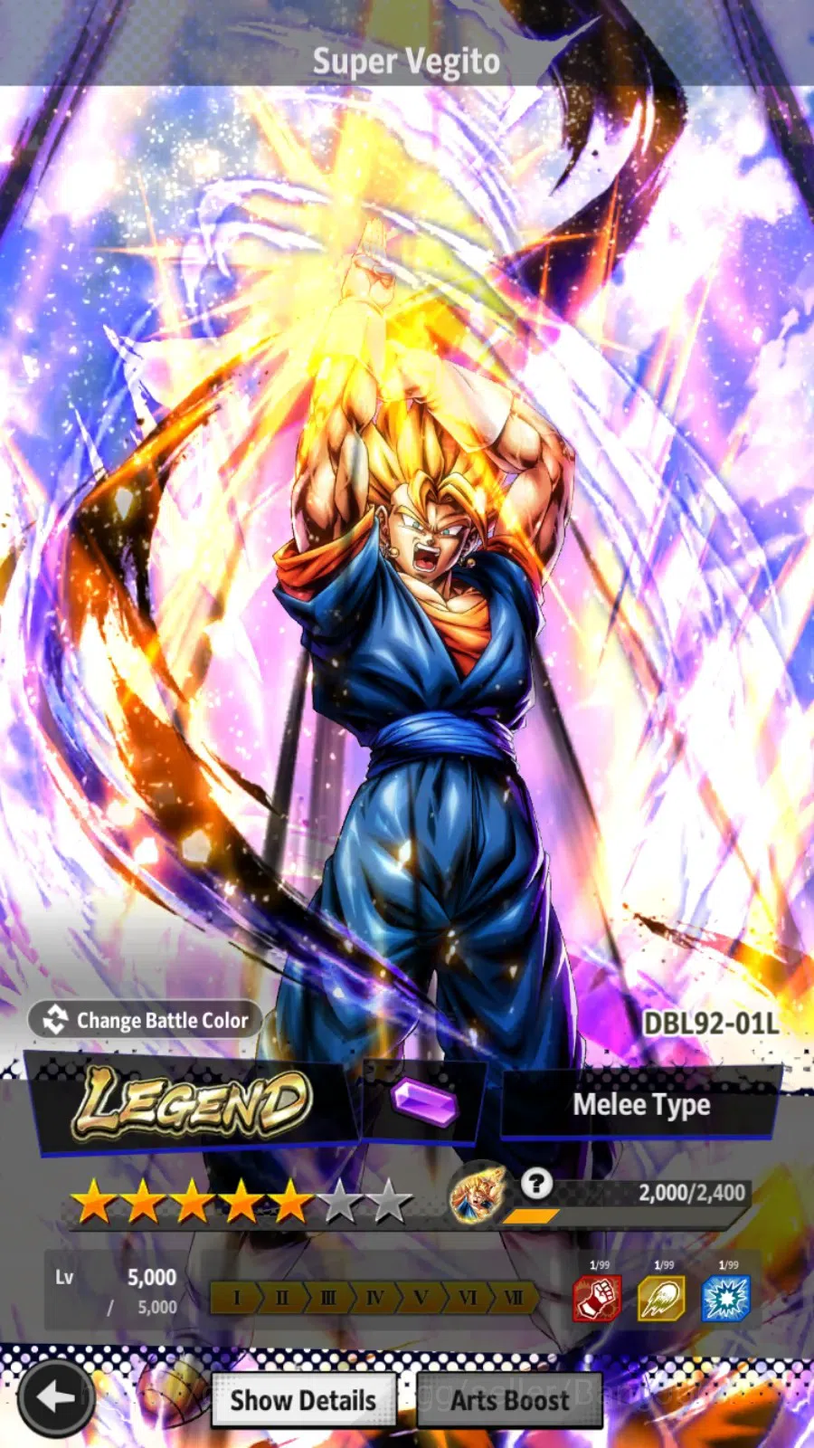 Dragon Ball Legends Accounts Android|Lv 151|308M Total Power|3 LR|5 UL|LR S Veg image 8