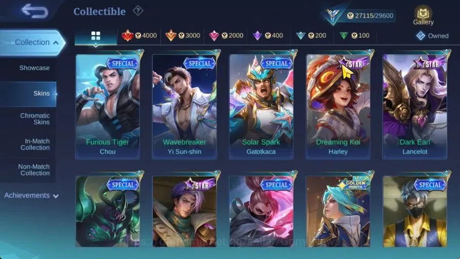 Mobile Legends: Bang Bang Accounts Hero 74|Skin 128|Naruto Julian,9Th Place Fanny,Spo image 10