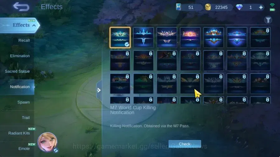 Mobile Legends: Bang Bang Accounts Hero 74|Skin 128|Naruto Julian,9Th Place Fanny,Spo image 16