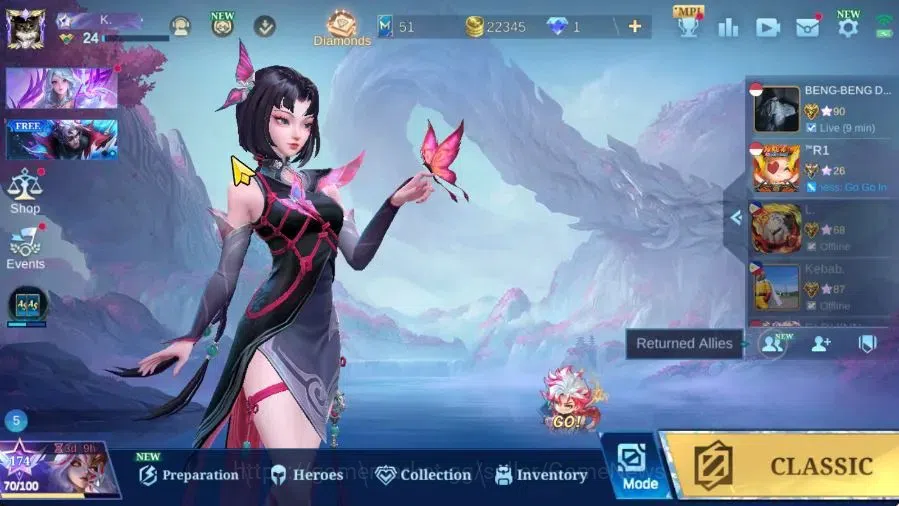 Mobile Legends: Bang Bang Accounts Hero 74|Skin 128|Naruto Julian,9Th Place Fanny,Spo image 2