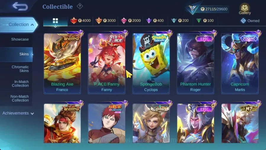 Mobile Legends: Bang Bang Accounts Hero 74|Skin 128|Naruto Julian,9Th Place Fanny,Spo image 8
