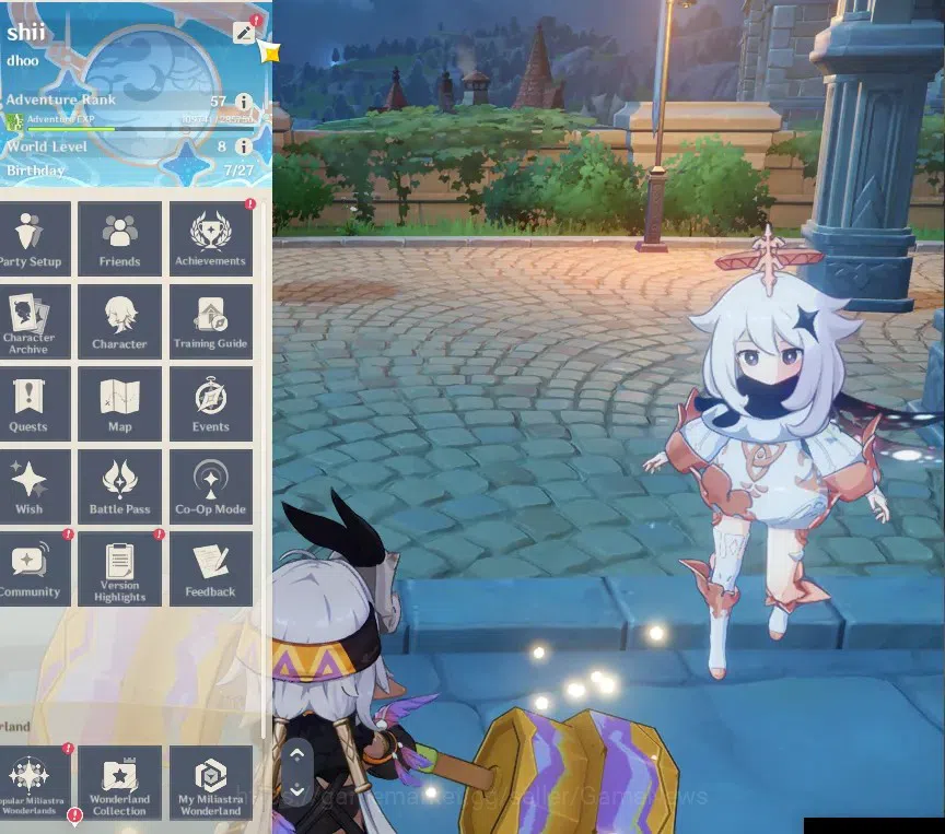 Genshin Impact Accounts ASIA|AR 57|9 Limit + 4 (*5Weap)|Venti+Sign,Skirk,E image 1