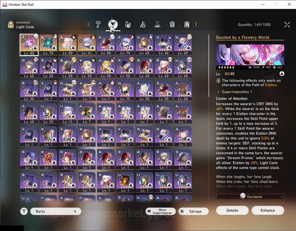 Honkai Star Rail Accounts Asia|TL 63|14 Limited|Sparxie+Sign,Yao Guang,Spark image 5