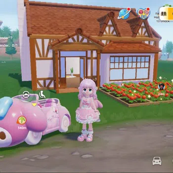 Heartopia Accounts SEA|DG Lvl 8| Fullset Outfit SANRIO (My Melody)+Car +Some Kuromi & Cinamorol|250 Moon Crystal 323 Wishing