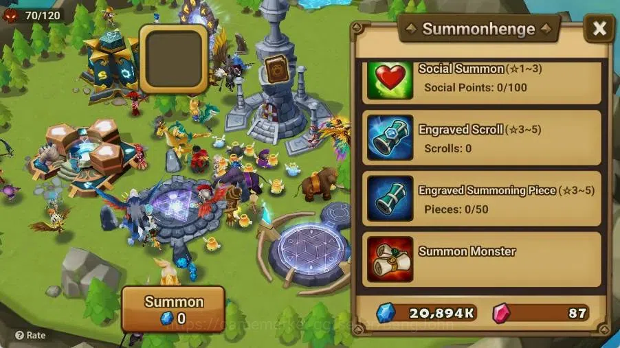 Summoners War: Sky Arena Accounts Starter GLOBAL | NB 5 TESHAR,Starter Gacha 115 12Y+160 11Y Scrool, 3 Legendary All 6