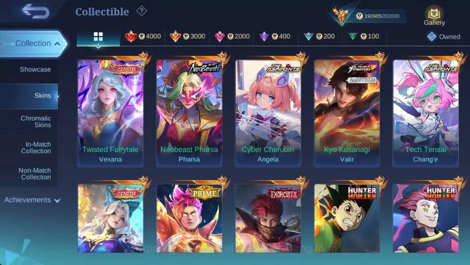 Mobile Legends: Bang Bang Accounts Global|Hero 132 Skin 502|Mega|Legend Lesley+Valir| image 10