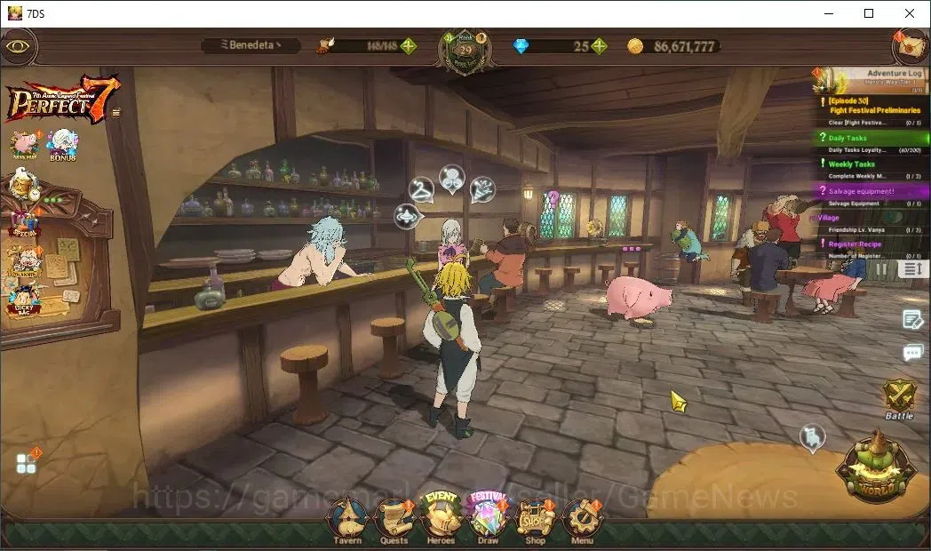 The Seven Deadly Sins: Grand Cross Accounts Global|1,6M CC|1 UR Selector|1 LR+6 UR+Collab ReZe image 1
