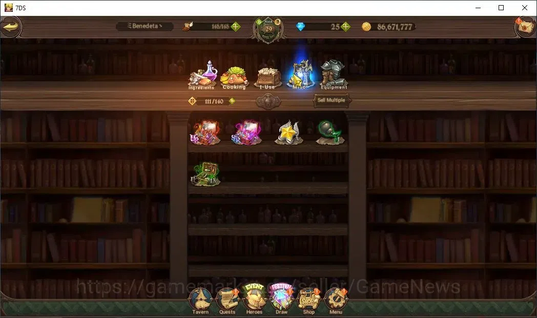 The Seven Deadly Sins: Grand Cross Accounts Global|1,6M CC|1 UR Selector|1 LR+6 UR+Collab ReZe image 15