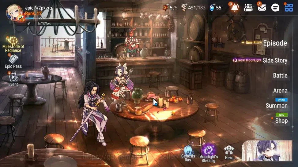 Epic Seven Accounts GLOBAL Unverif|New Era|2 ML(Rhianna&Luciella,Opera image 1
