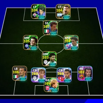 eFootball Accounts High-End Kolektif 3223+ Zambrotta x Baggio x Batistuta x Aguero blitz x Jules counde x Matheus x 6