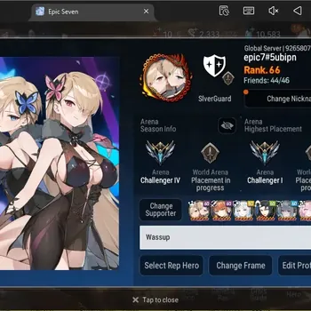 Epic Seven Accounts High-End Global Unverif |15 ML(RNL,Lisette,SN Yulha,MOTS Iseria,WOTM Tenebria,Etc)|PoH+Bless ON|Stigma