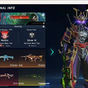 Blood Strike Accounts Collab Skin ASIA|Eternal Striker Zero-Odashadow|4 Collab Gun|5 Ultra Gun|Ultra Melee The Iron|Check SS