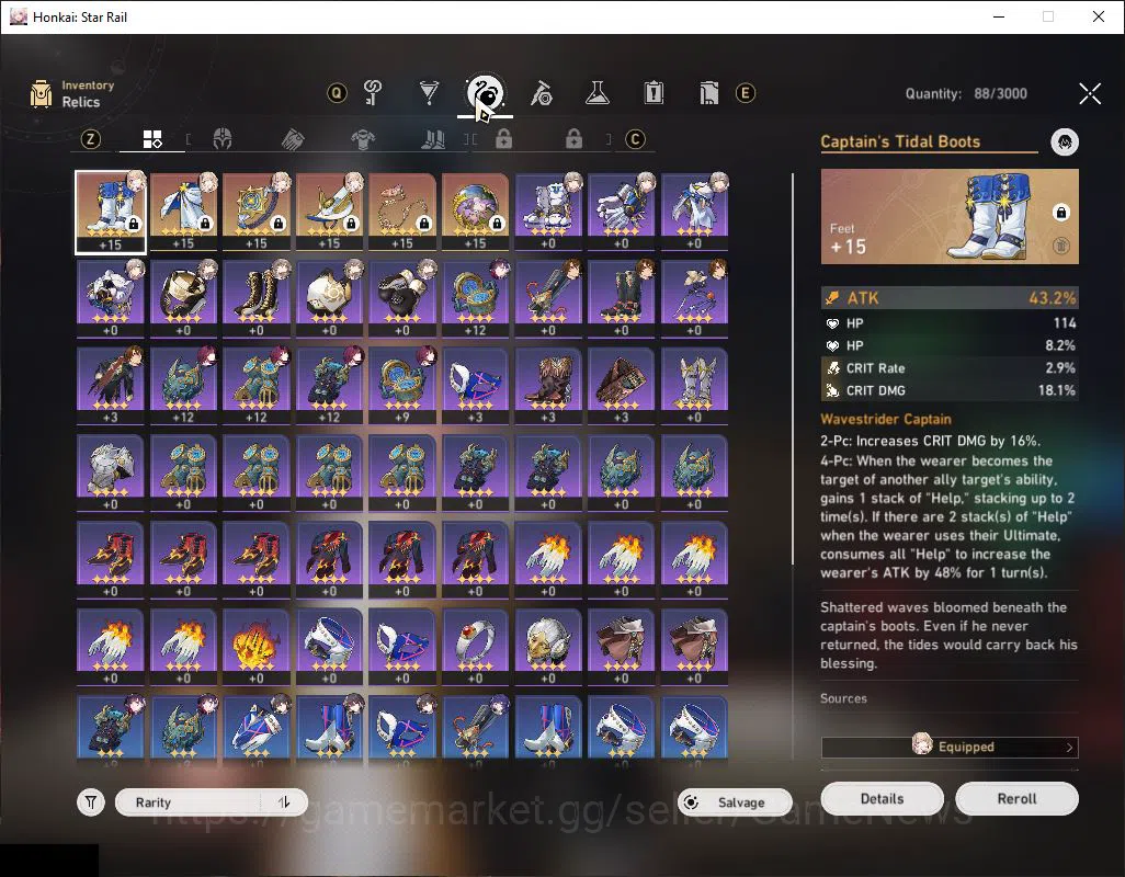 Honkai Star Rail Accounts Starter Asia|TL 37|SJ 1,2K|5 Limited| Kafka, Hysilens, Ruan Mei, Dante, Archer | MC Female 6