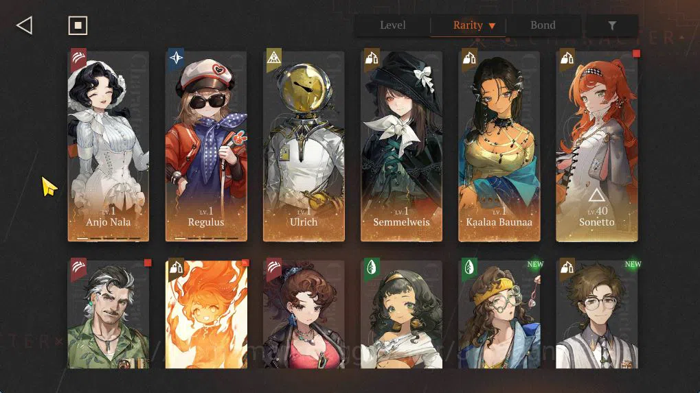 Reverse: 1999 Accounts Midgame GLOBAL|Lv 48||5 *6Crew +1limit[Anjo Nala P1],[Regulus,Ulrich,Semmelweis,Kaala Baunaa]|575 3