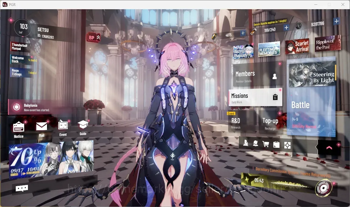 Punishing: Gray Raven Accounts End-Game ASIA|Lv.103|7 SSS|24 SS 1