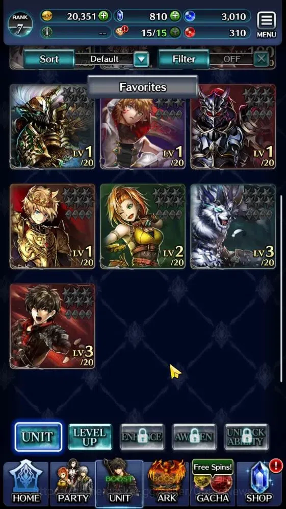 Last Cloudia Accounts Endgame GLOBAL | Rank 7 | Top Tier Unit [AoG Yuda, GH Adel] | 9 SSR Ark | Code Only (LC1223) 2