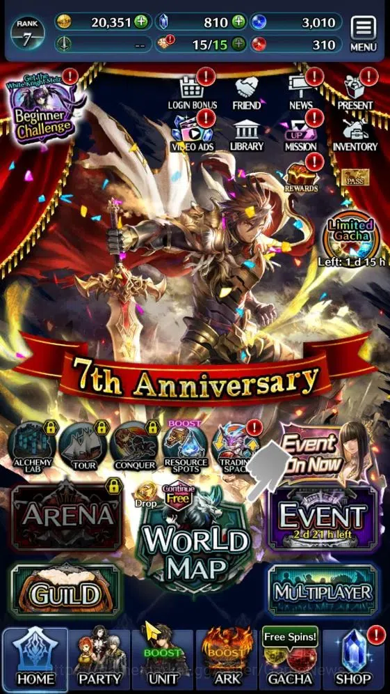 Last Cloudia Accounts Endgame GLOBAL | Rank 7 | Top Tier Unit [AoG Yuda, GH Adel] | 9 SSR Ark | Code Only (LC1223) 5