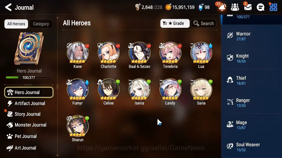 Epic Seven Accounts GLOBAL Unverif|NewEra|6 ML(Belian,J Kise,A Yufine, image 13