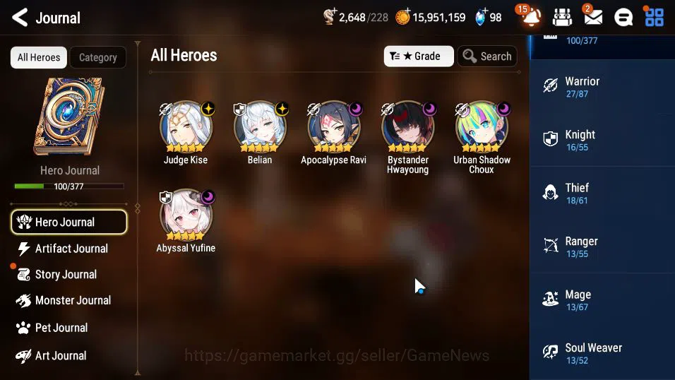 Epic Seven Accounts GLOBAL Unverif|NewEra|6 ML(Belian,J Kise,A Yufine, image 14