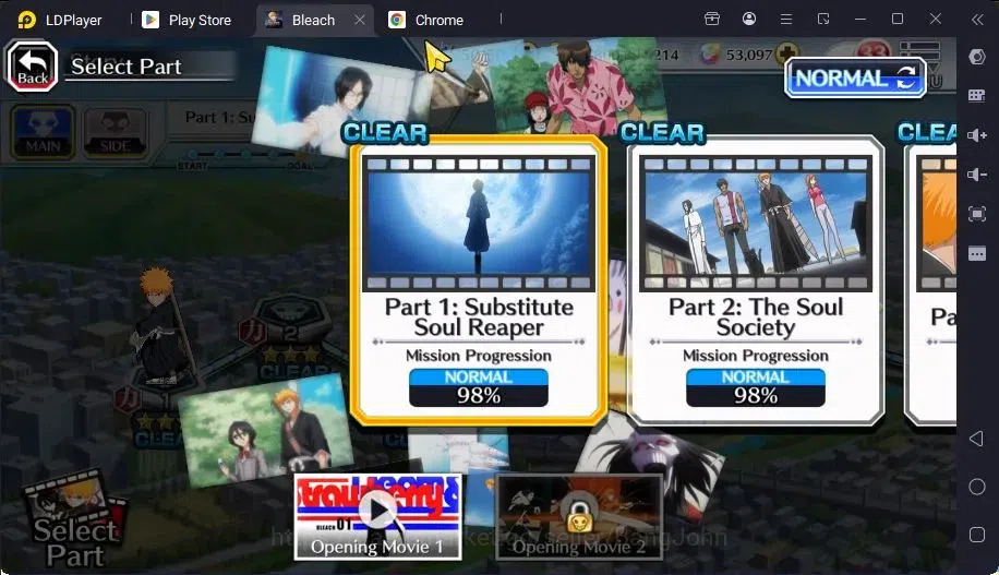Bleach: Brave Souls Accounts Mid-Tier GLOBAL | 50K ORB+MidGame | Yukio TYBW26,Gremmy9TH,Rangiku Swimsuit,Zangetsu 7