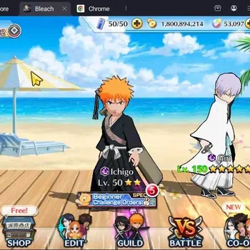 Bleach: Brave Souls Accounts Mid-Tier GLOBAL | 50K ORB+MidGame | Yukio TYBW26,Gremmy9TH,Rangiku Swimsuit,Zangetsu