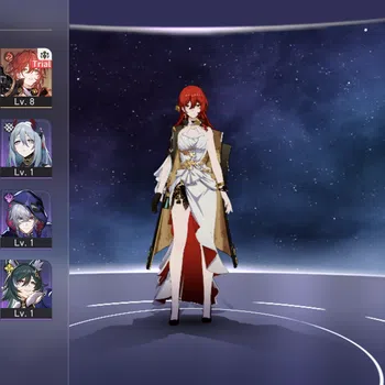 Honkai Star Rail Accounts Starter (NA/AMERICA) STARTER HIMEKO+ARCHER+SPARKLE RATE ON TL4