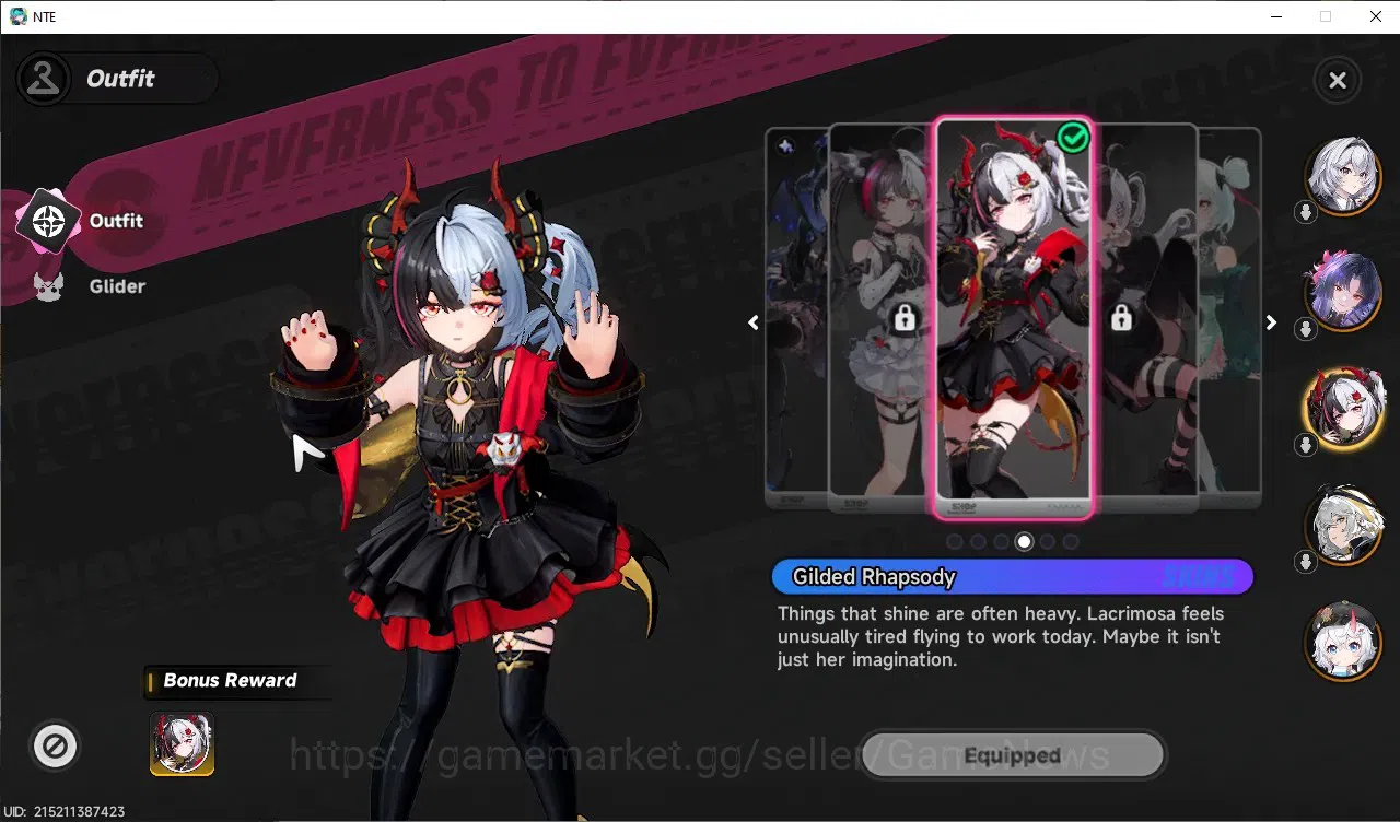 Neverness to Everness Accounts GLOBAL SEA|HL 41|TL 23|7 SSR 2 Limited 3