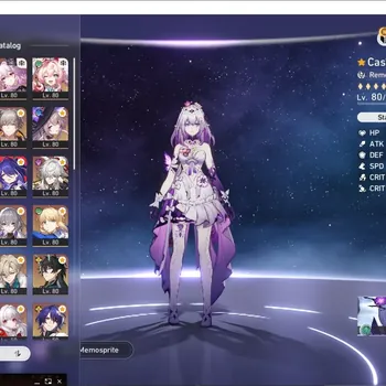 Honkai Star Rail Accounts Others ASIA|TL70|23Limit SemiPrem Castorice+TribbieE1,RobinE1+TheHerta,Saber,HuoHuo|MC