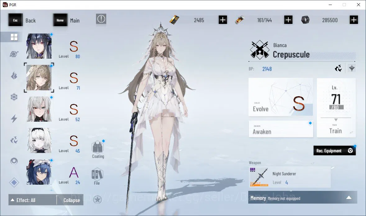 Punishing: Gray Raven Accounts ASIA|Lv 45 | [S Nirvantia,S Crepuscule,S LuciaCW,S image 11