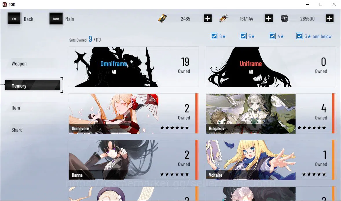 Punishing: Gray Raven Accounts ASIA|Lv 45 | [S Nirvantia,S Crepuscule,S LuciaCW,S image 7